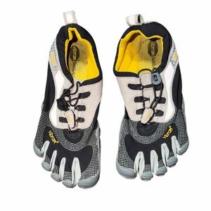 Vibram FiveFingers W358 Shoes Women’s 40 Barefoot Toe Shoes Black Gray
